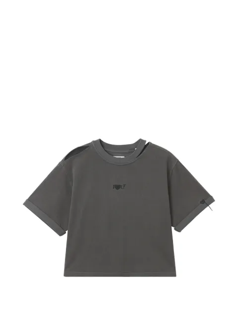 izzue cut-out detail t-shirt