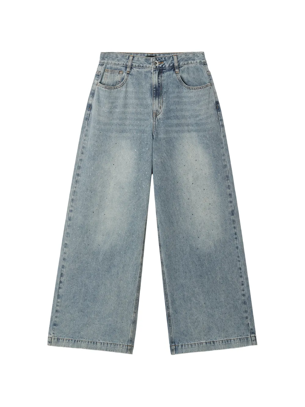 tout a coup Jeans con strass - Blu