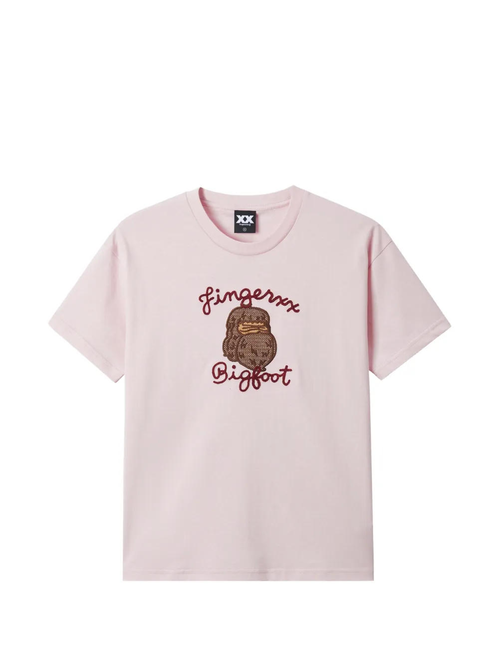 FINGERCROXX T-shirt con logo - Rosa