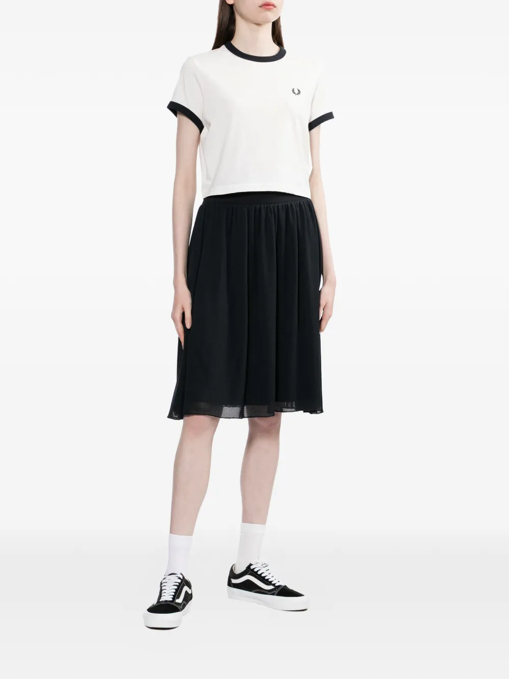  Fred Perry Logo-detail T-shirt - White 