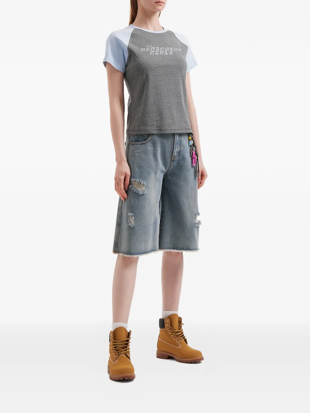 Mini Cream 폴카 도트 티셔츠 | 티셔츠 & 저지 | Image 2