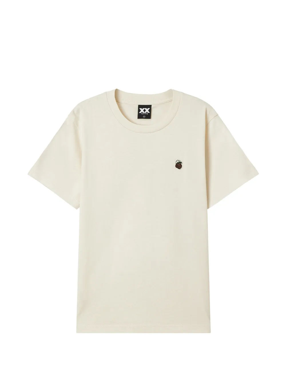 FINGERCROXX T-Shirt mit Logo-Patch - Nude