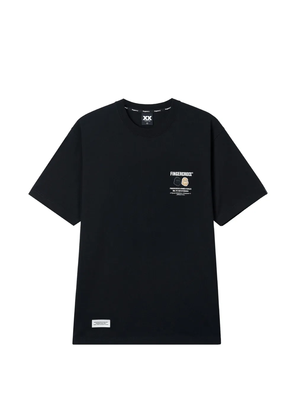 FINGERCROXX футболка с логотипом | черный