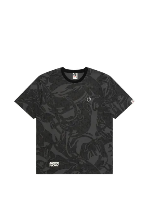 AAPE BY *A BATHING APE® футболка с камуфляжным принтом