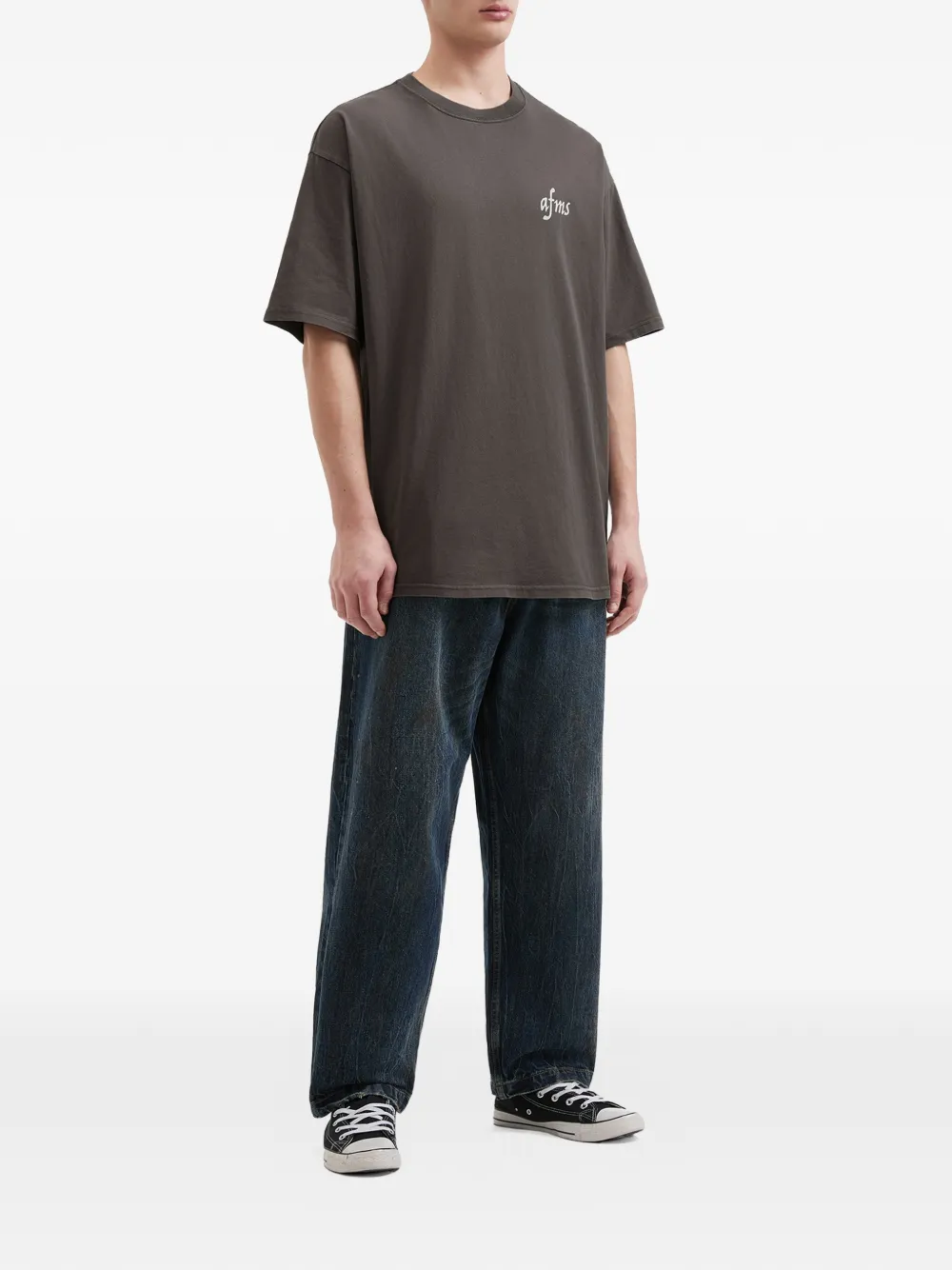 aftermaths elephant-embroidered T-shirt | T-Shirts