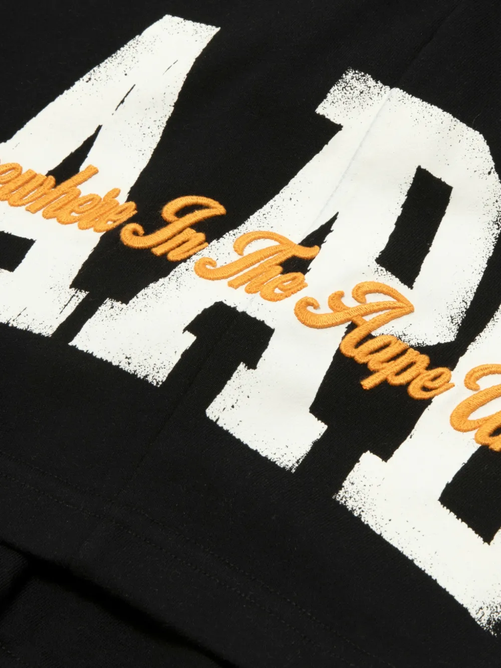 AAPE BY *A BATHING APE Shorts met camouflagezak Zwart