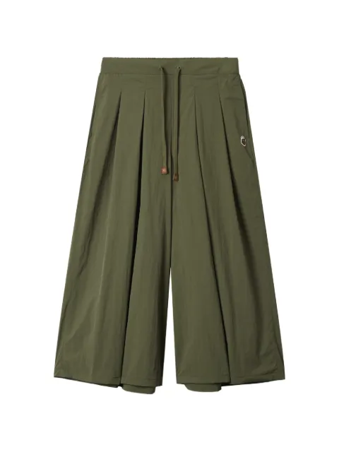 FINGERCROXX drawstring pleated trousers