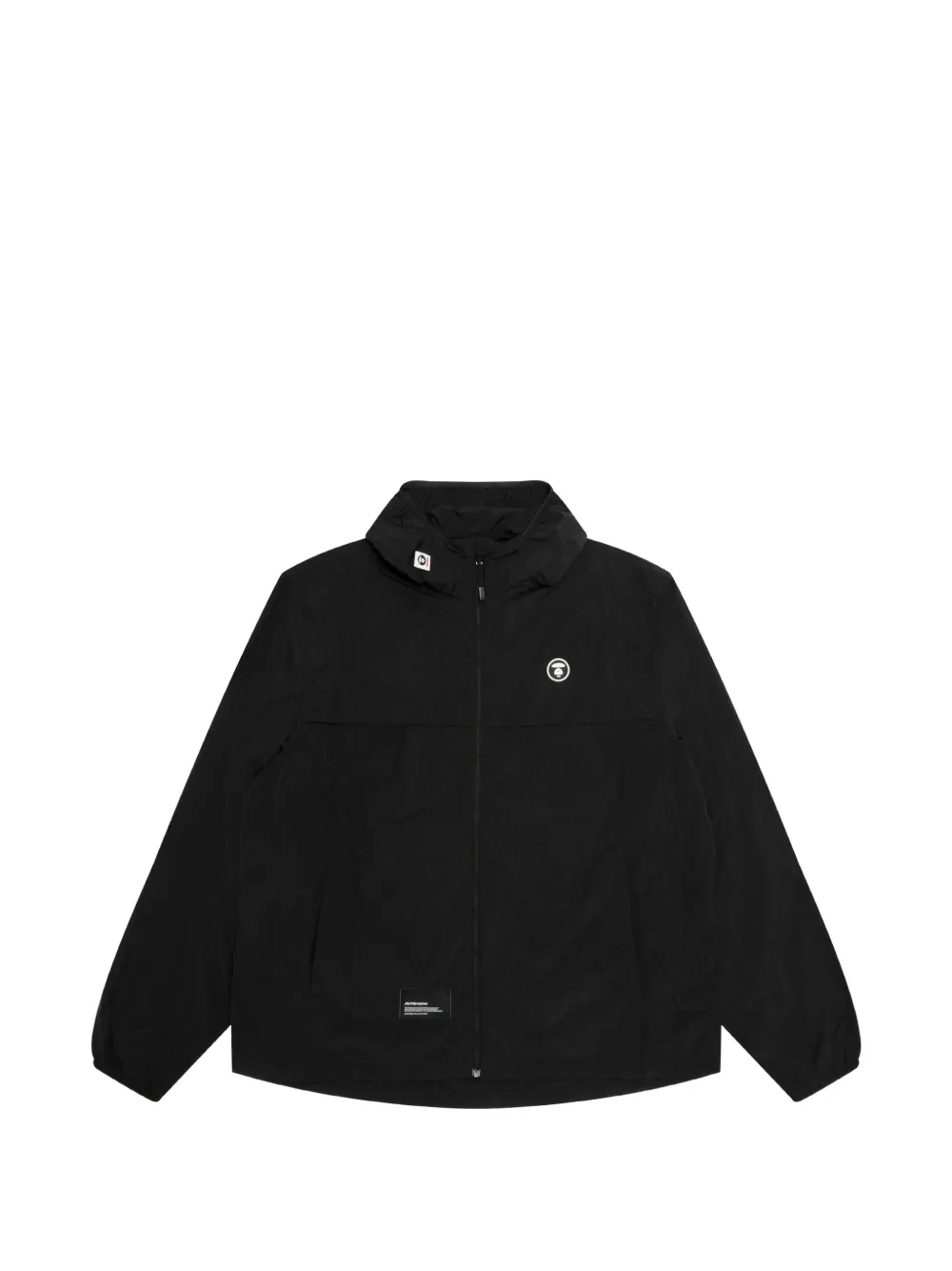 AAPE BY *A BATHING APE® Giacca con logo e cappuccio - Nero