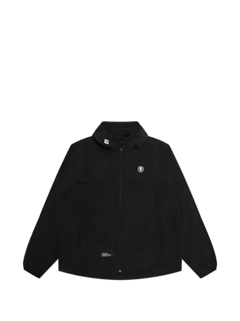 AAPE BY *A BATHING APE® logo-print hooded jacket