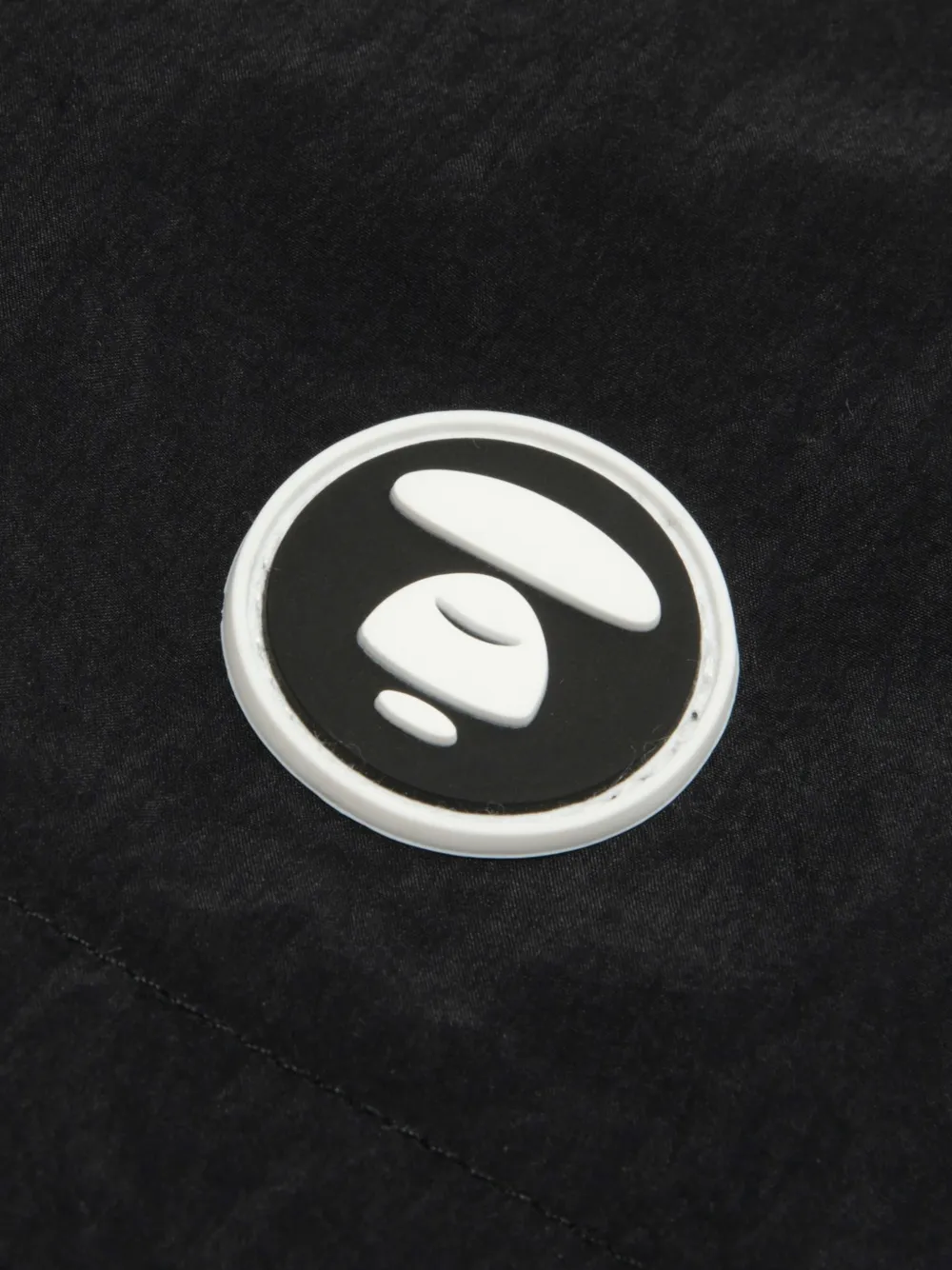  Aape By *a Bathing Ape® Logo-print Hooded Jacket - Black 