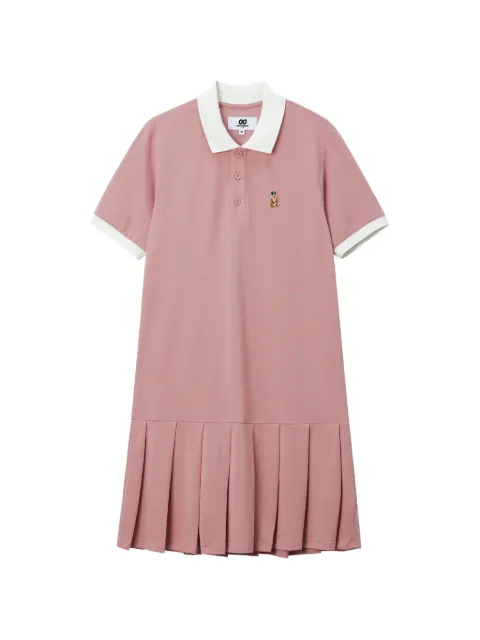 CHOCOOLATE vestido con detalle plisado