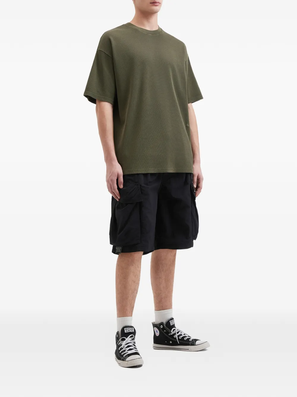 aftermaths waffle-texture T-shirt | T-Shirts