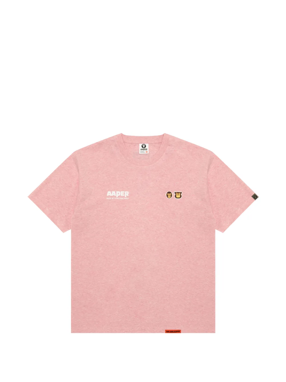 AAPE BY *A BATHING APE® 그래픽 프린트 티셔츠 | 핑크 | Image 1
