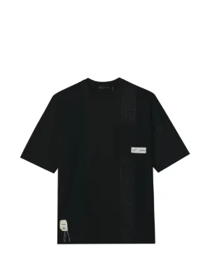CROQUIS number-embroidered T-shirt | Black | FARFETCH UK