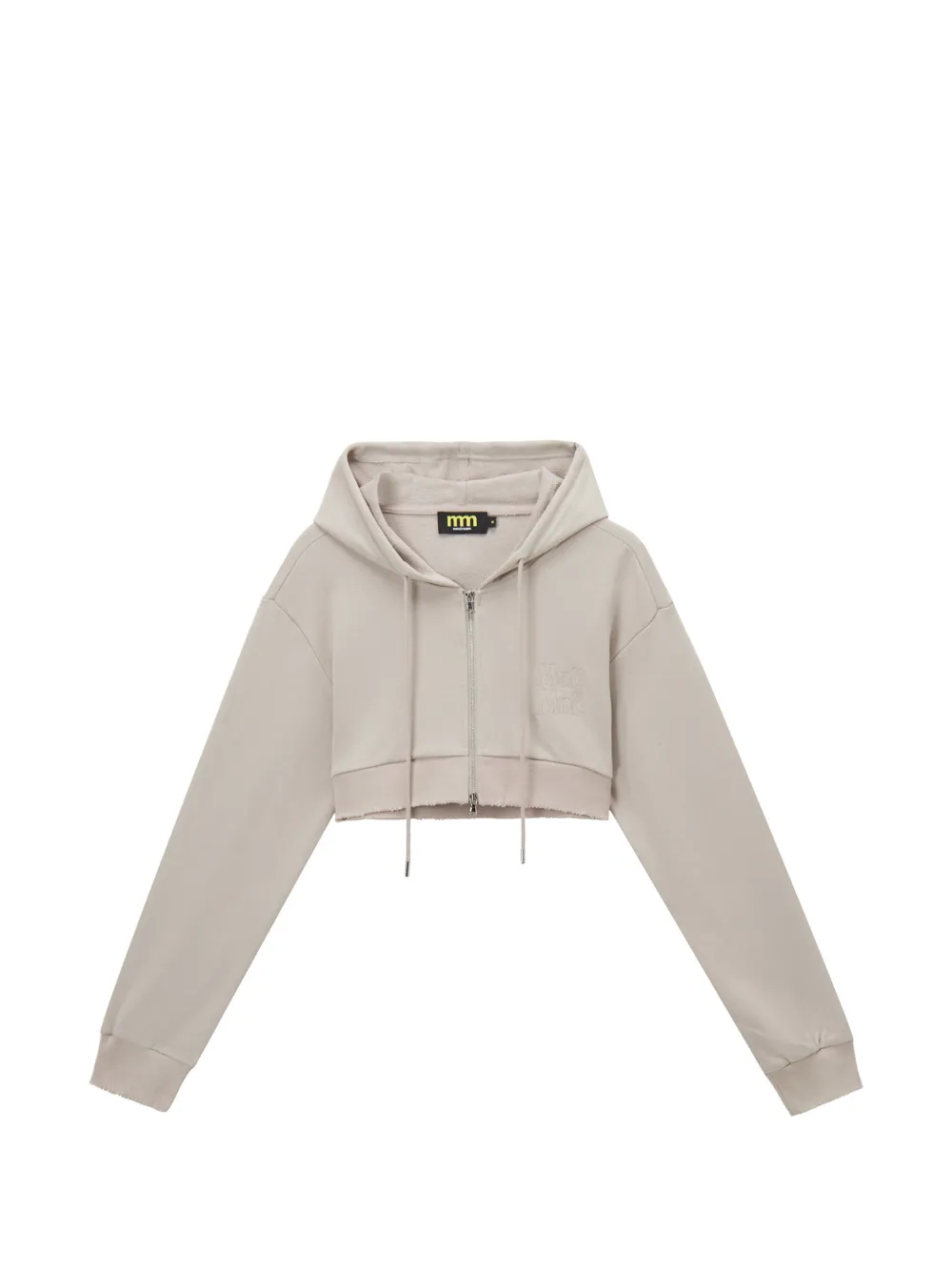 Mini Cream Top con applicazione logo - Toni neutri