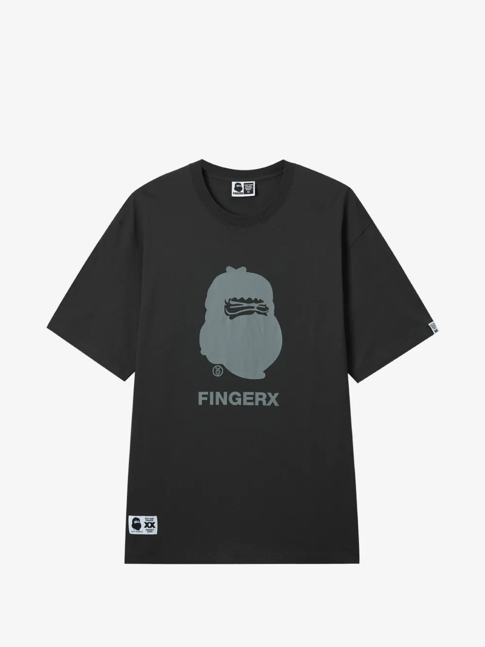 FINGERCROXX graphic T-shirt | Grey | Image 1