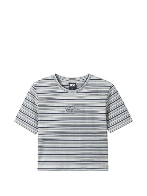 FINGERCROXX striped-pattern T-shirt