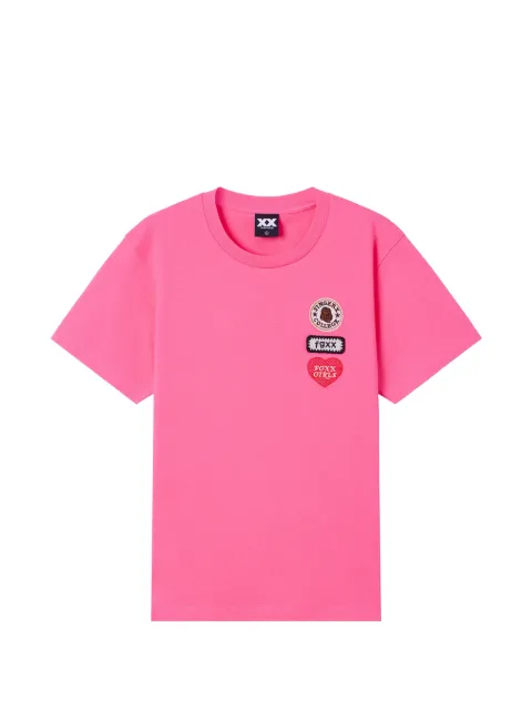 FINGERCROXX logo-patches T-shirt