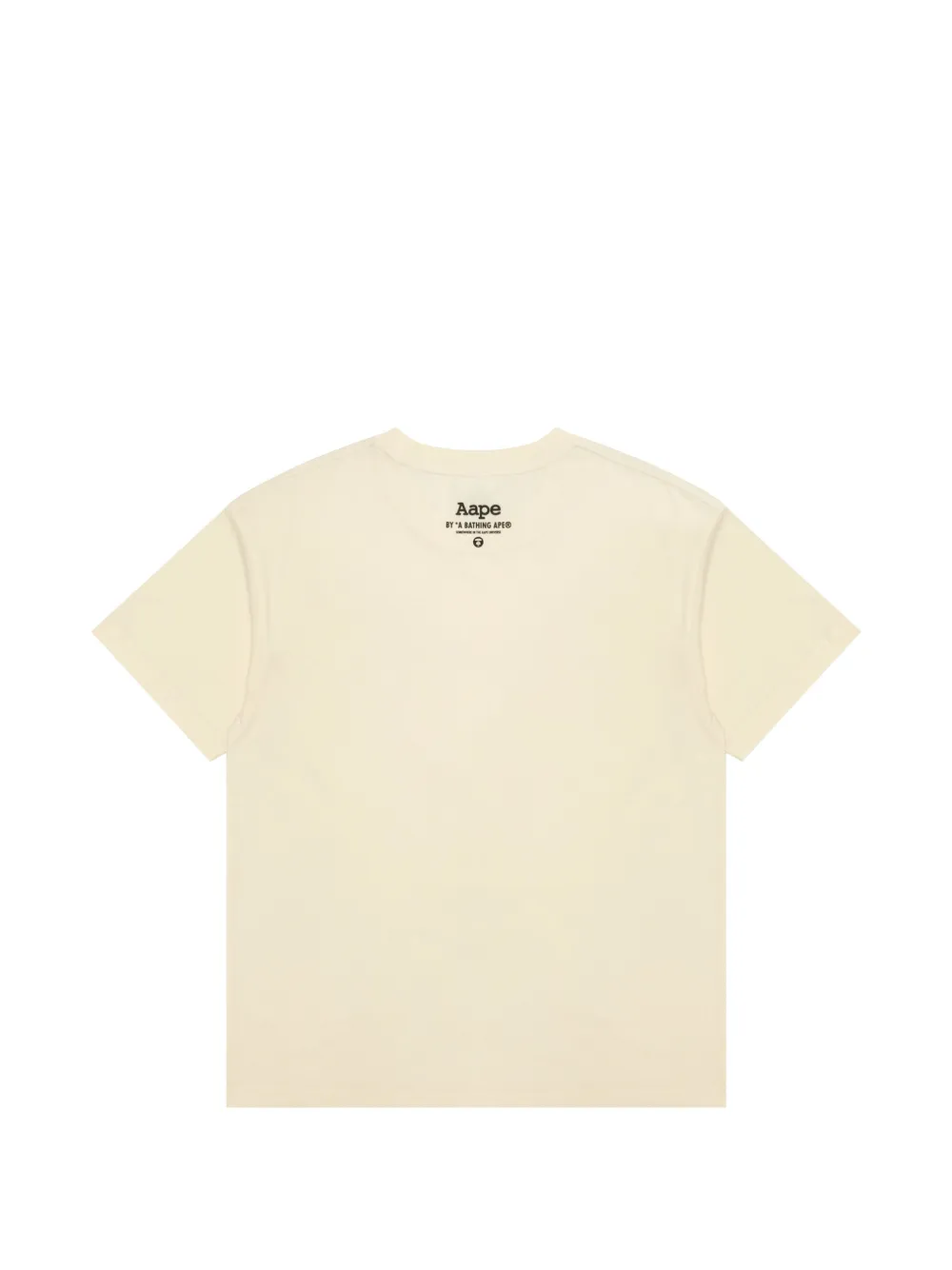  Aape By *a Bathing Ape® Graphic-print Crew-neck T-shirt - Neutrals 