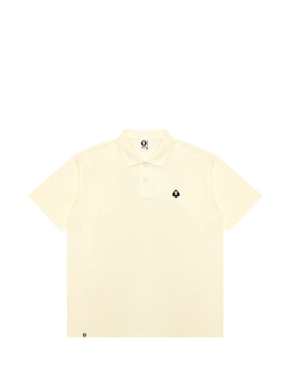 AAPE BY *A BATHING APE® 로고 패치 폴로 셔츠 | 뉴트럴 | Image 1