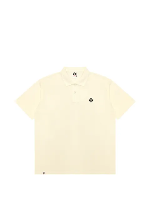 AAPE BY *A BATHING APE® logo-patch polo shirt