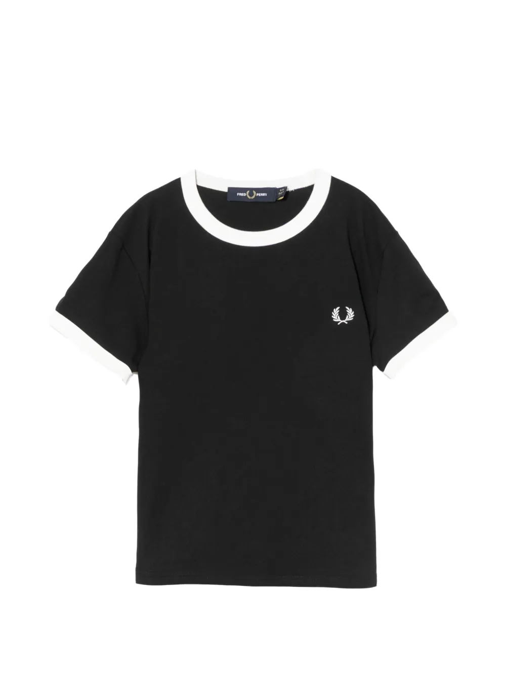 Fred Perry Kurzärmeliges T-Shirt - Schwarz