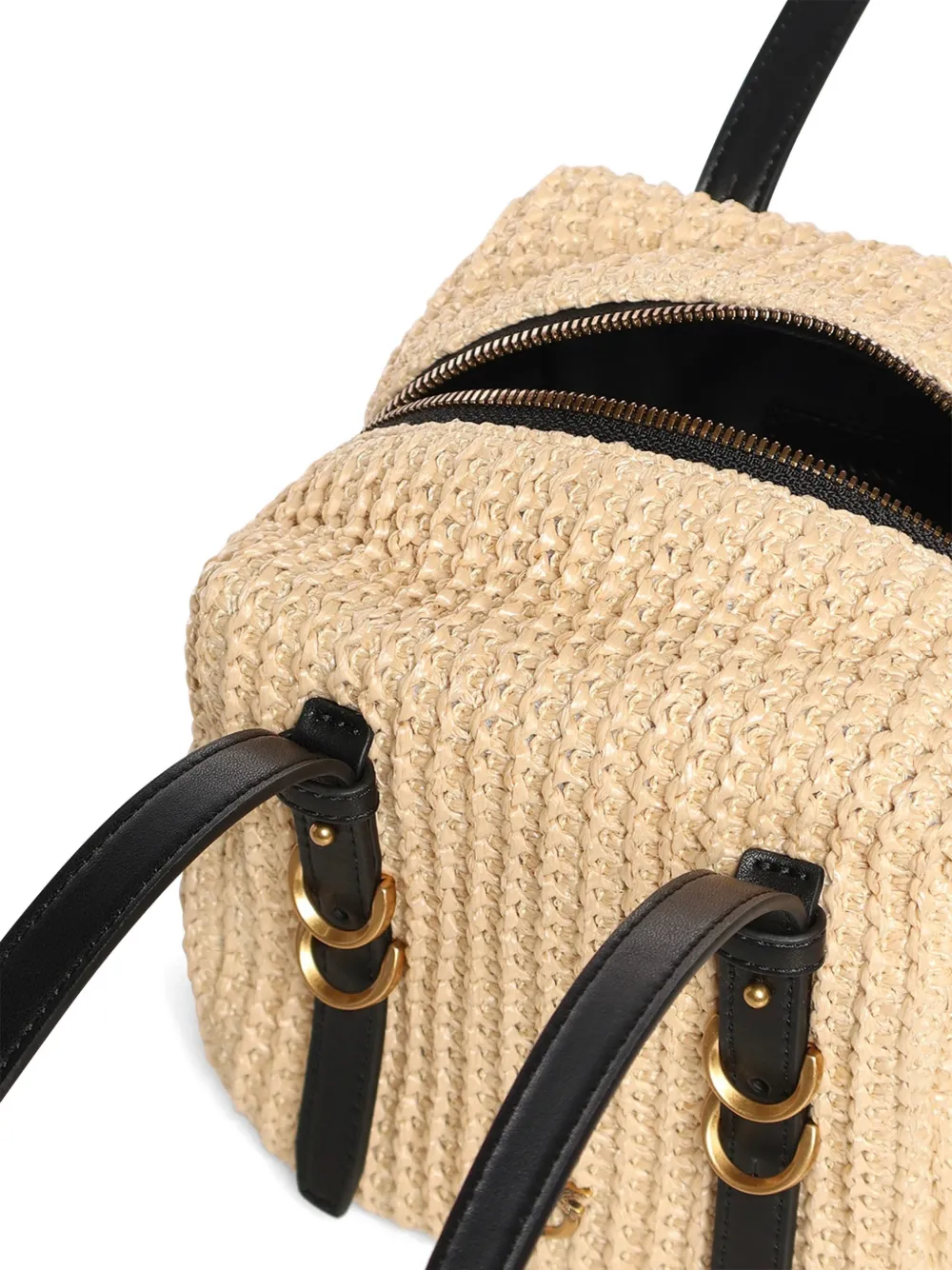 PINKO Schoudertas met logoplakkaat Beige