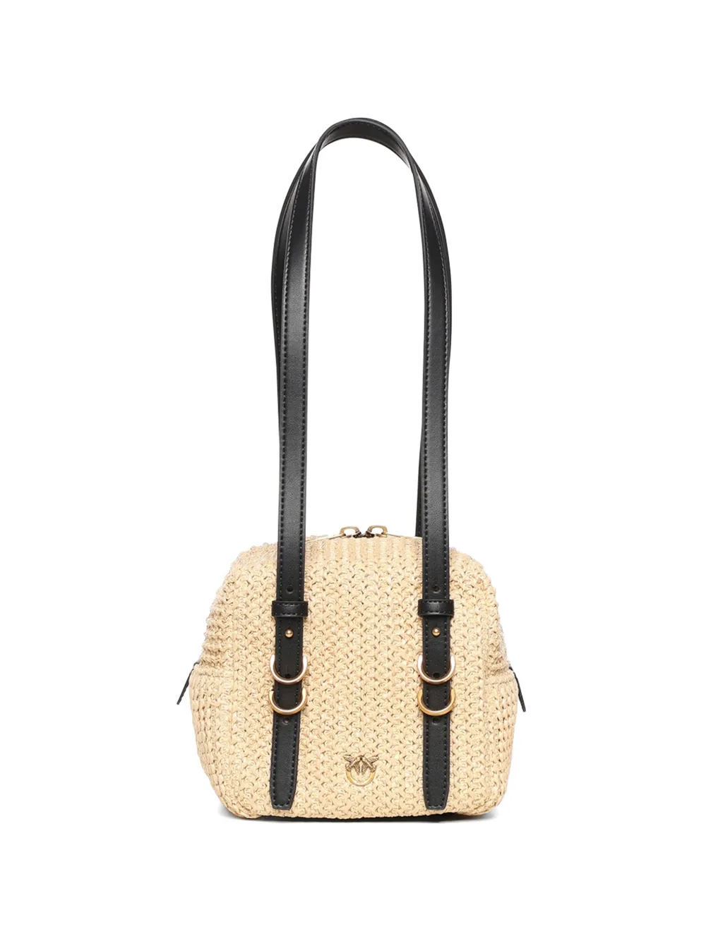 PINKO small logo-plaque shoulder bag - Toni neutri