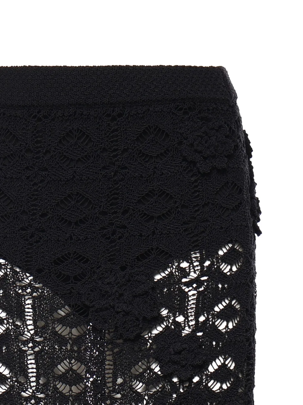 PINKO Maxi-rok met gehaakt effect Zwart