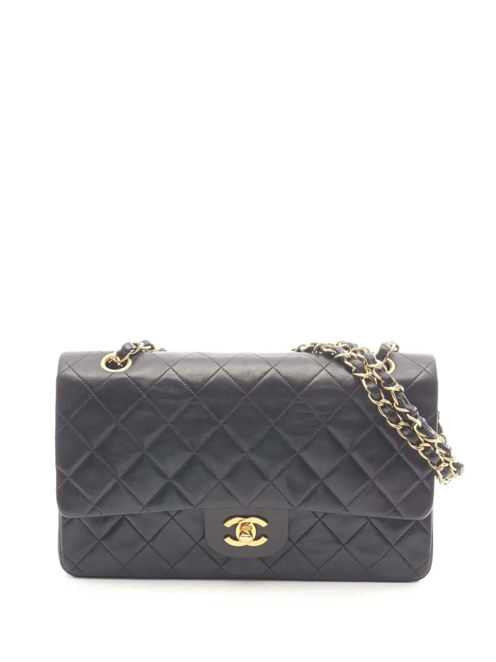 CHANEL Pre-Owned 1996-1997 Medium Classic Lambskin Double Flap shoulder bag - Nero
