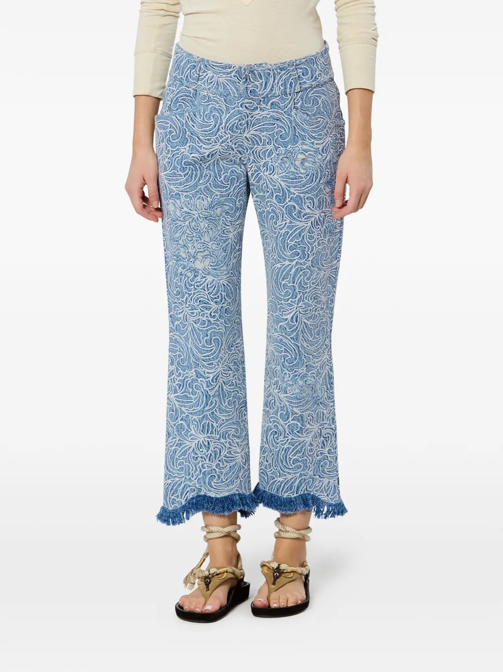  Isabel Marant Ombeline Flared Jeans - Blue 
