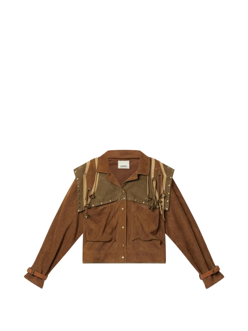 ISABEL MARANT Kayae leather jacket - Braun
