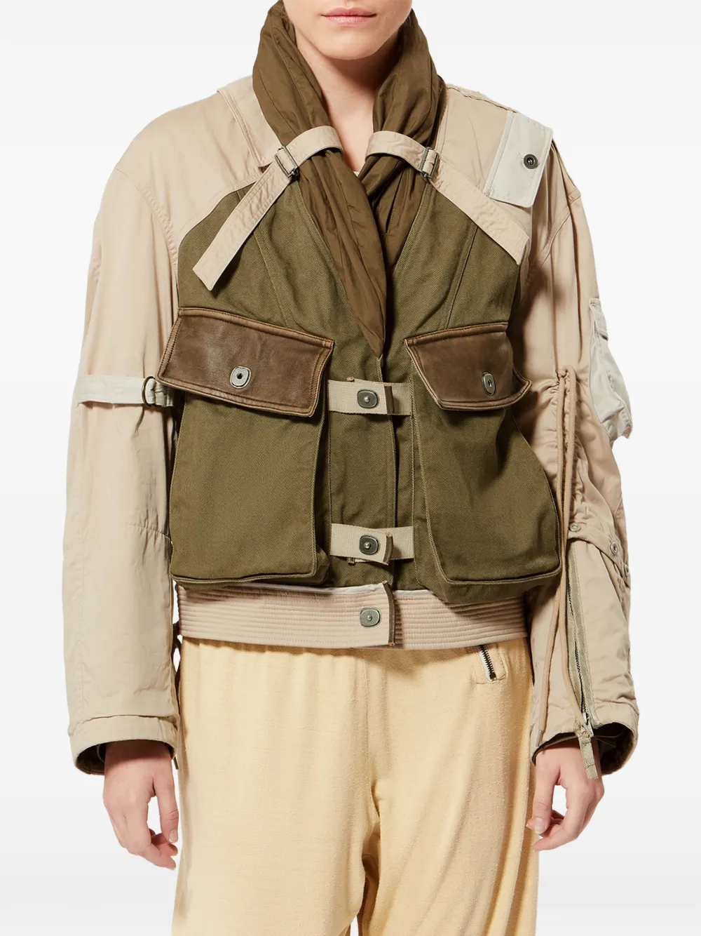  Isabel Marant Julissa Military Jacket - Neutrals 