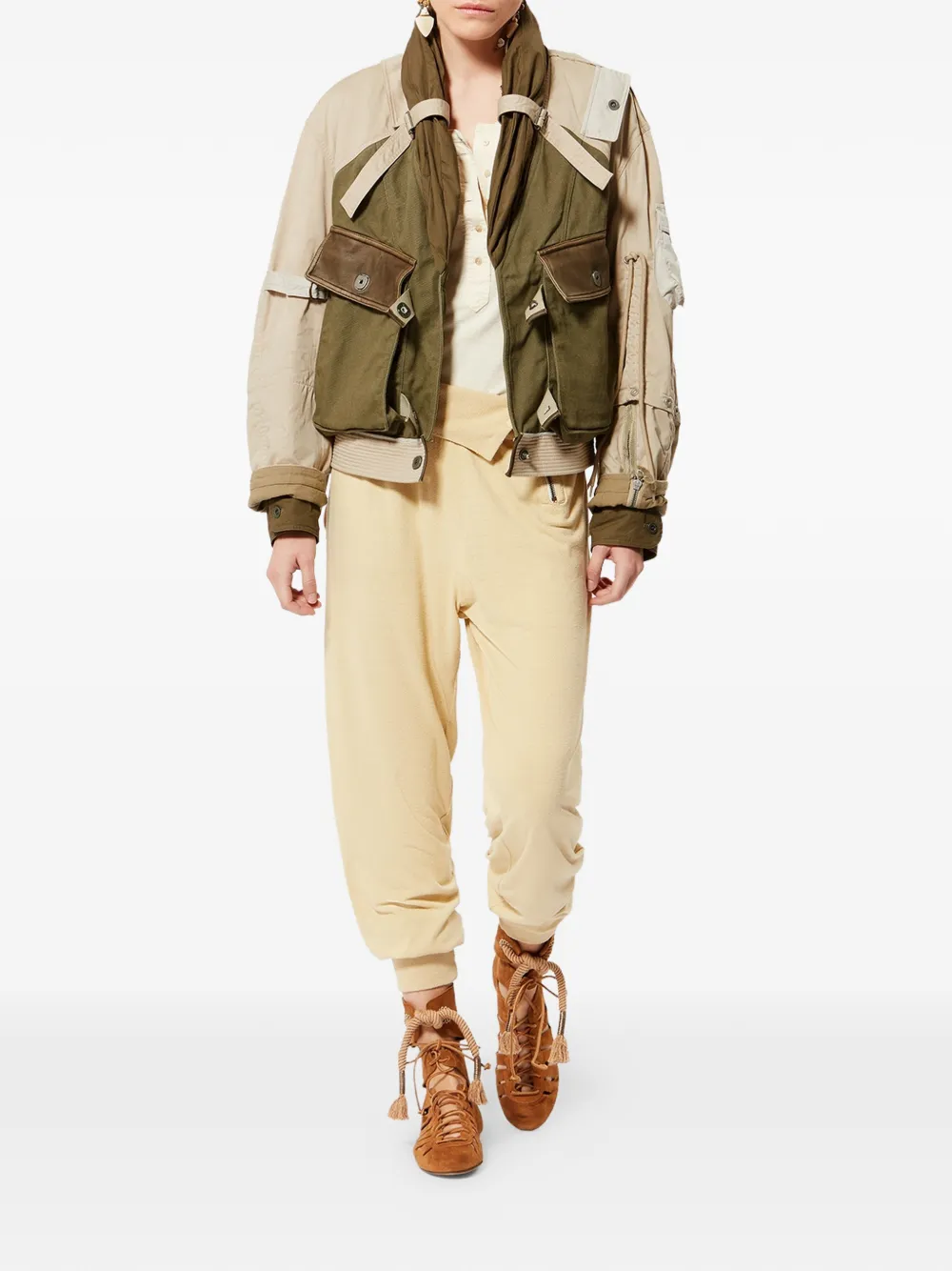  Isabel Marant Julissa Military Jacket - Neutrals 