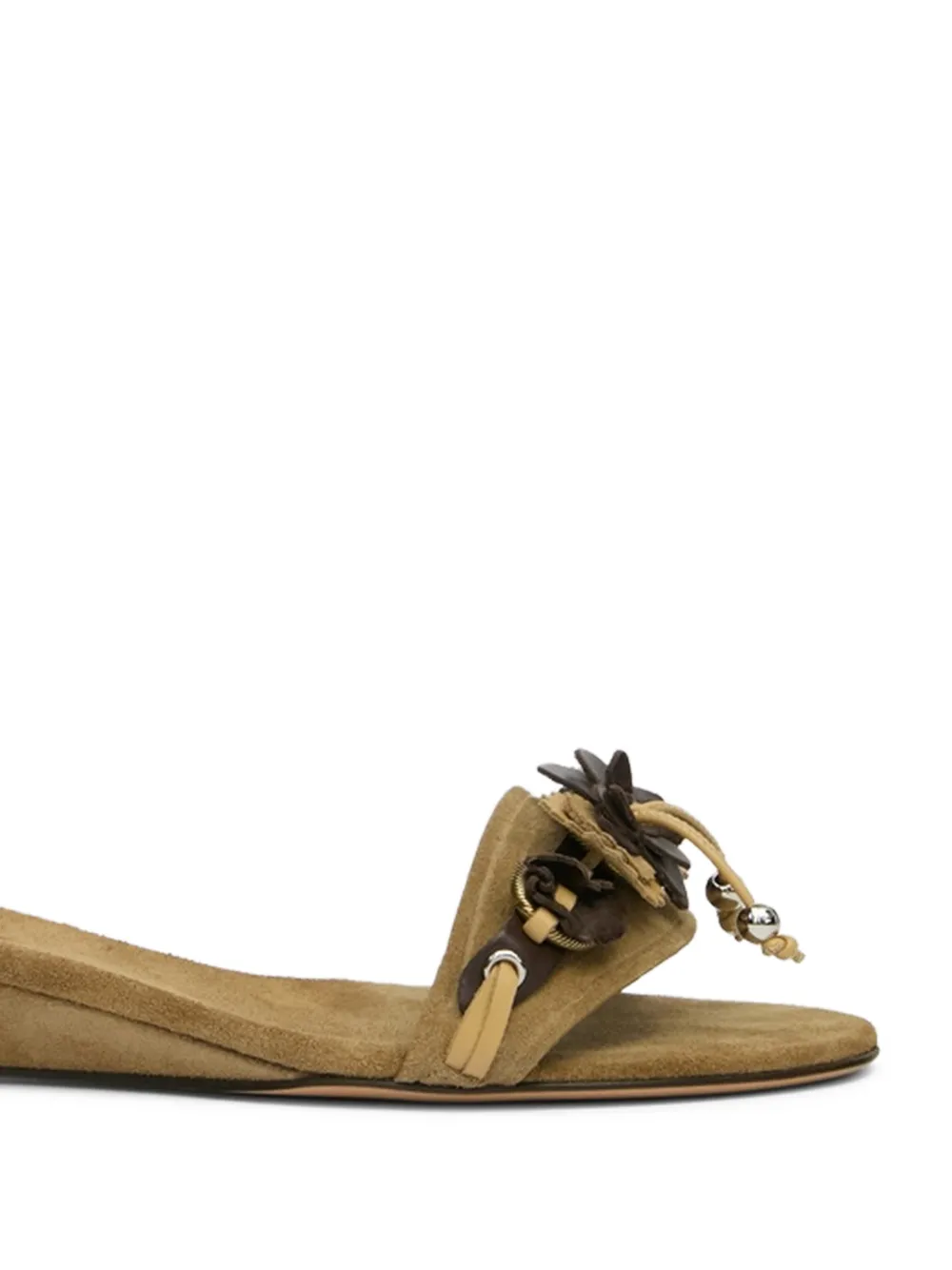 ISABEL MARANT Iela sandalen met verfraaid bandje Beige