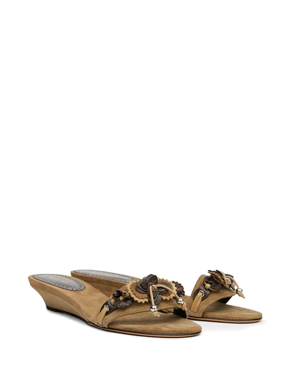 ISABEL MARANT Iela sandalen met verfraaid bandje Bruin