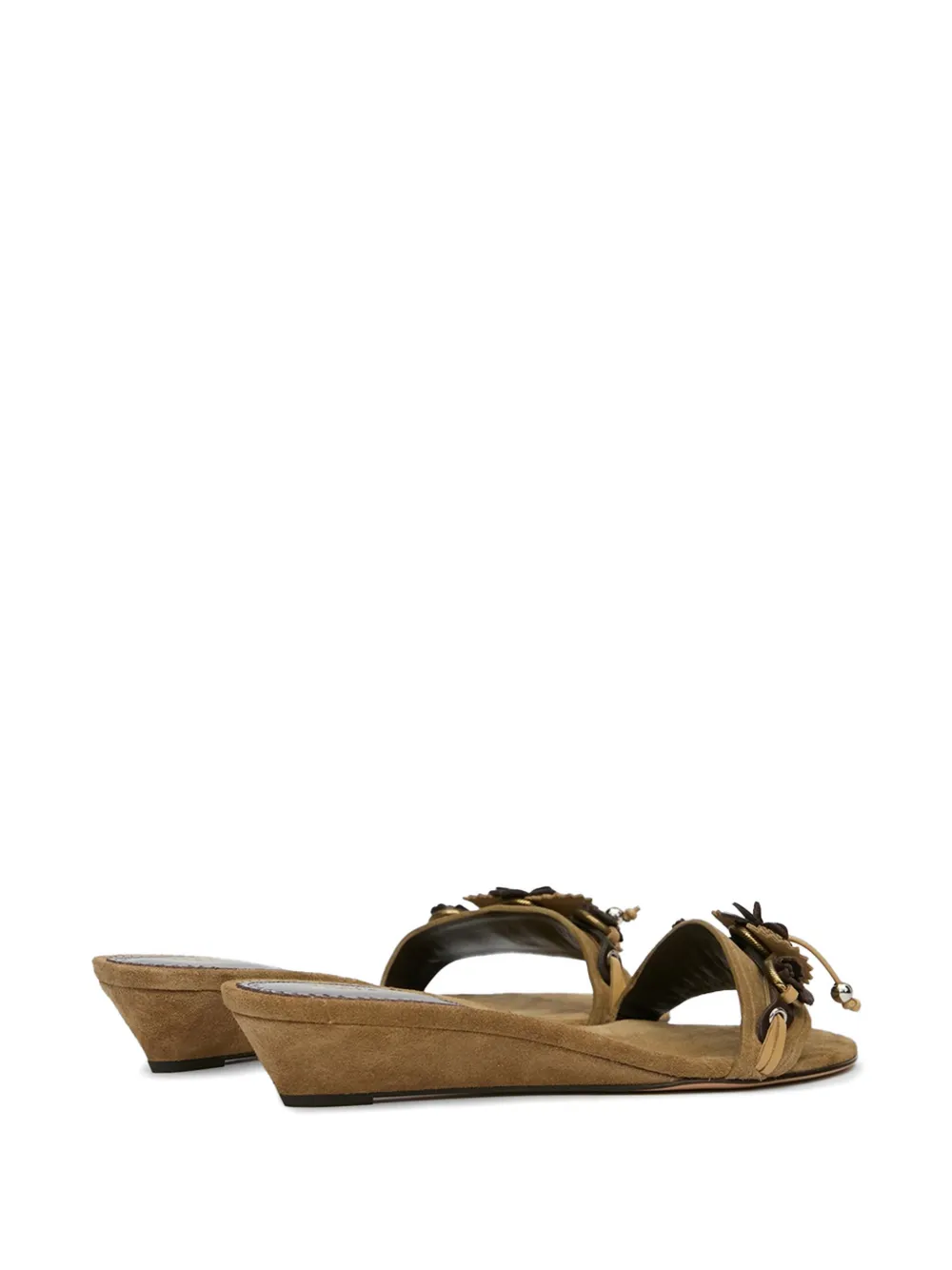ISABEL MARANT Iela sandalen met verfraaid bandje Bruin