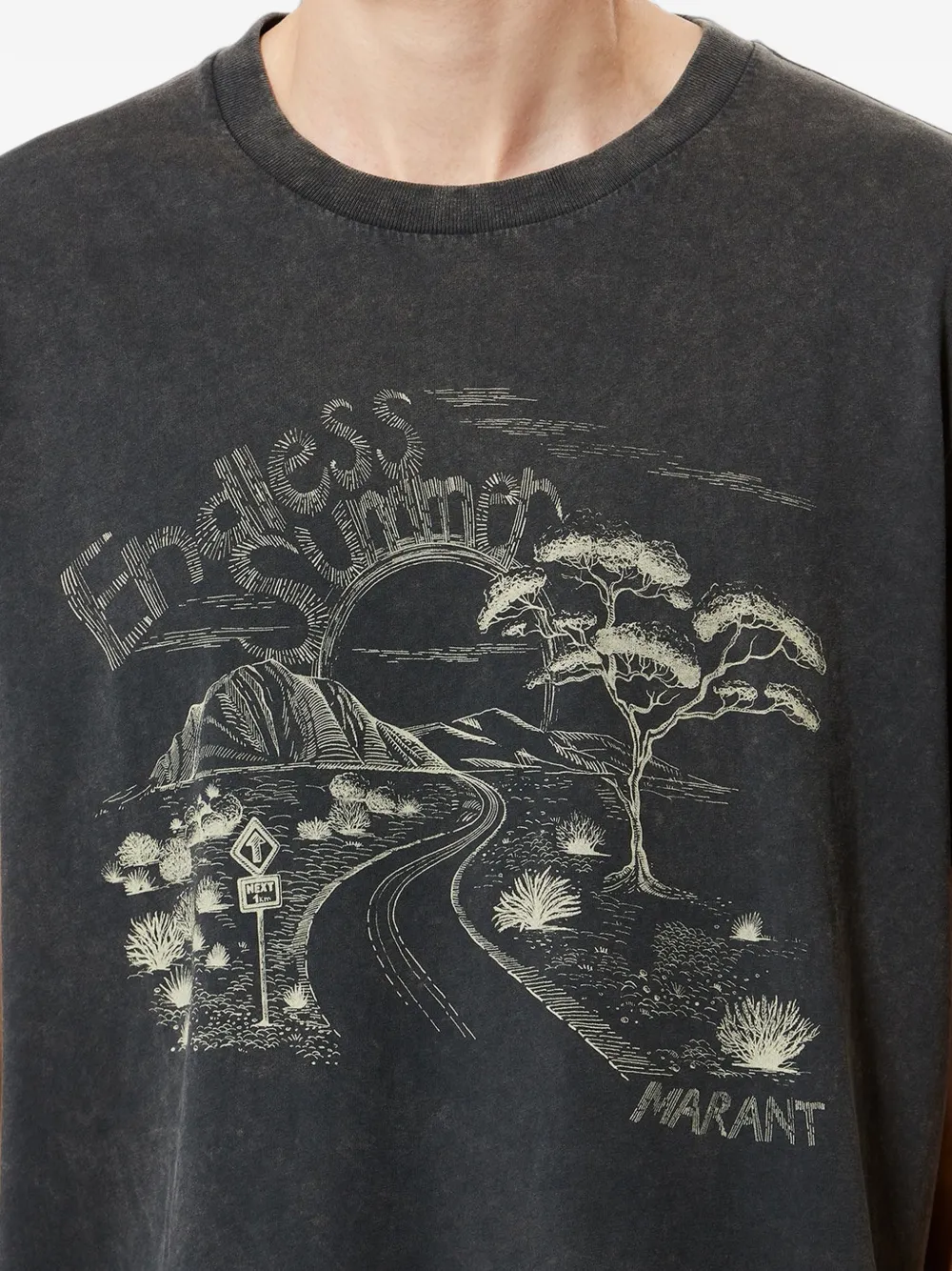 MARANT Honore T-shirt Grijs
