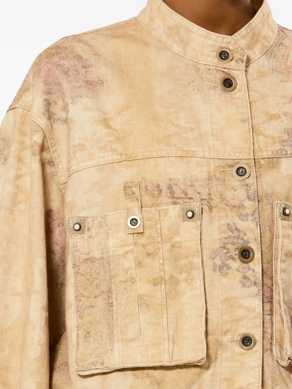 ISABEL MARANT Cyndel ジャケット | ニュートラル | FARFETCH JP