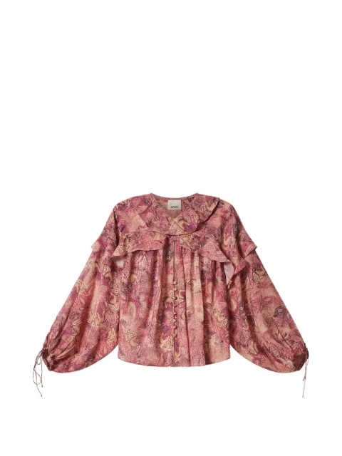 ISABEL MARANT Chalis mandala-print blouse