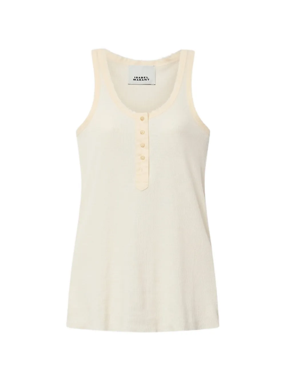 ISABEL MARANT Canotta Helma con bottoni - Toni neutri