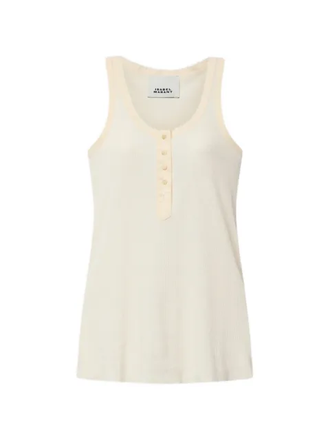 ISABEL MARANT Helma button-details tank top