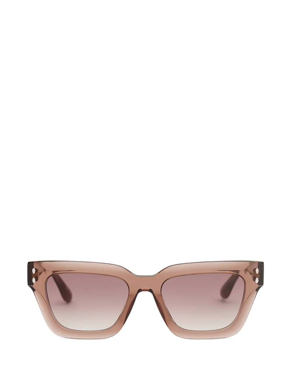 ISABEL MARANT Carmy-GD square-frame sunglasses - Marrone