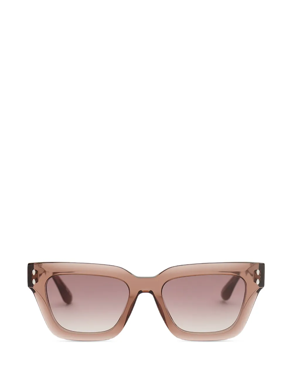 ISABEL MARANT Carmy-GD square-frame sunglasses - Marrone