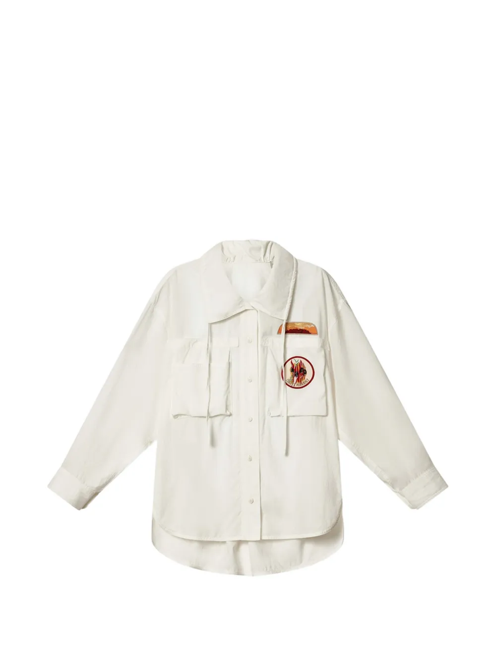 ISABEL MARANT Camicia Chely con ricamo - Toni neutri