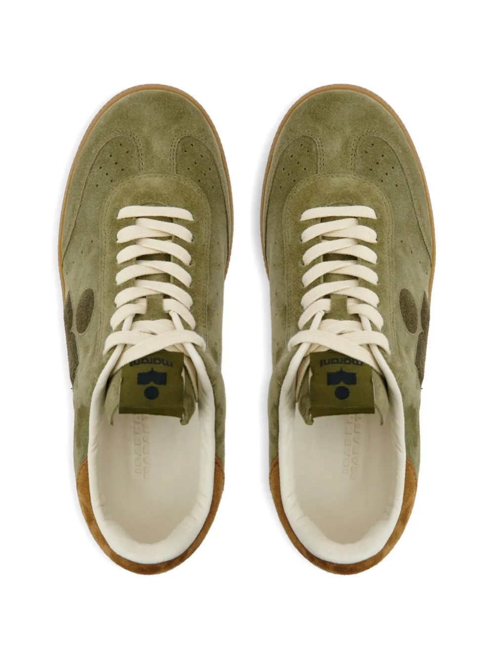 ISABEL MARANT Bryce suède sneakers Groen