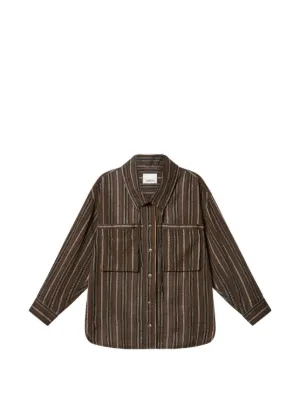 ISABEL MARANT Cubraly ラッフルシャツ | ブラック | FARFETCH JP