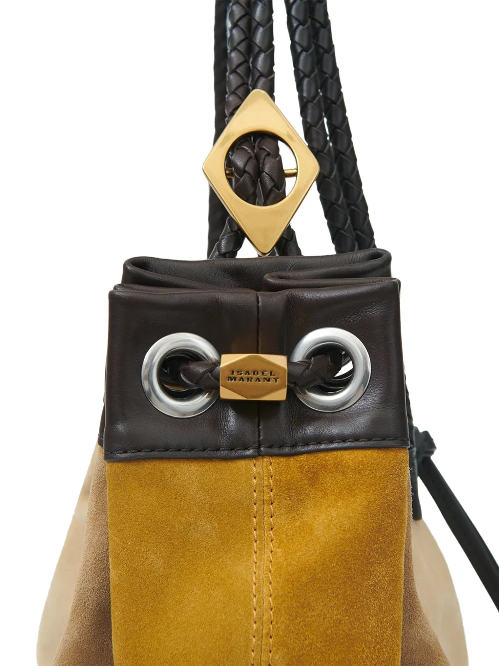 ISABEL MARANT Medium Maia schoudertas Beige
