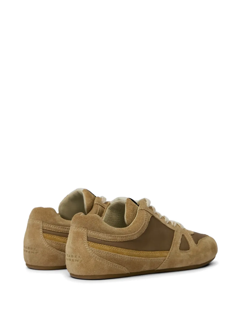 ISABEL MARANT Senny sneakers met suède vlak Beige