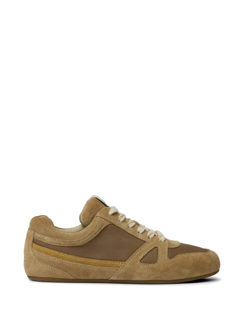 ISABEL MARANT Senny sneakers met suède vlak Beige